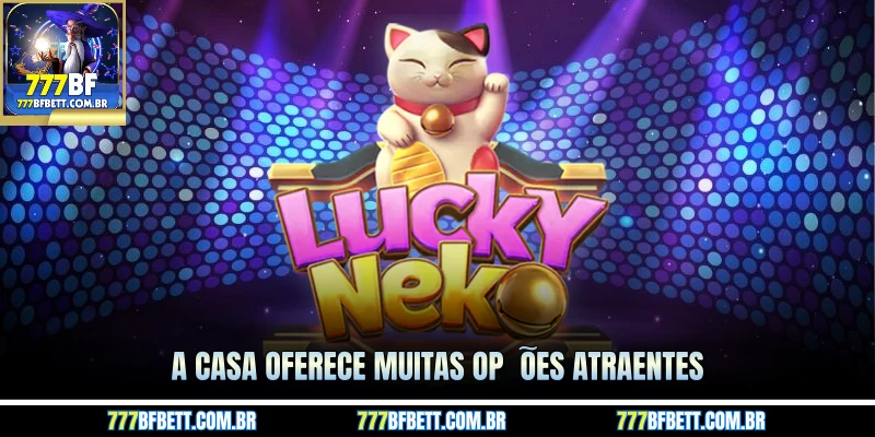 A casa oferece muitas opções atraentes