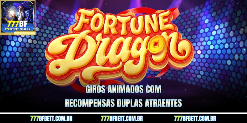 Giros animados com recompensas duplas atraentes